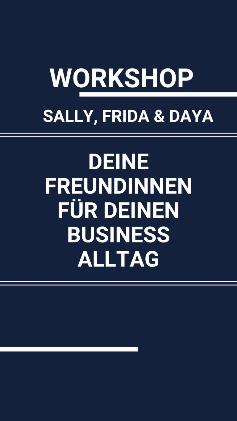 Lerne Sally, Frida & Daya kennen! KI Workshop